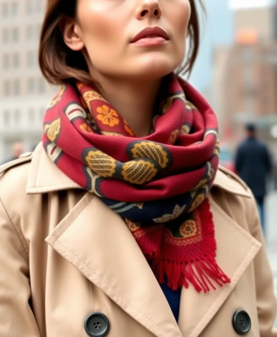 20 Layered Looks That'll Make You the Style Star of Every Season (You Won't Believe #5!) - 6. The Statement Scarf