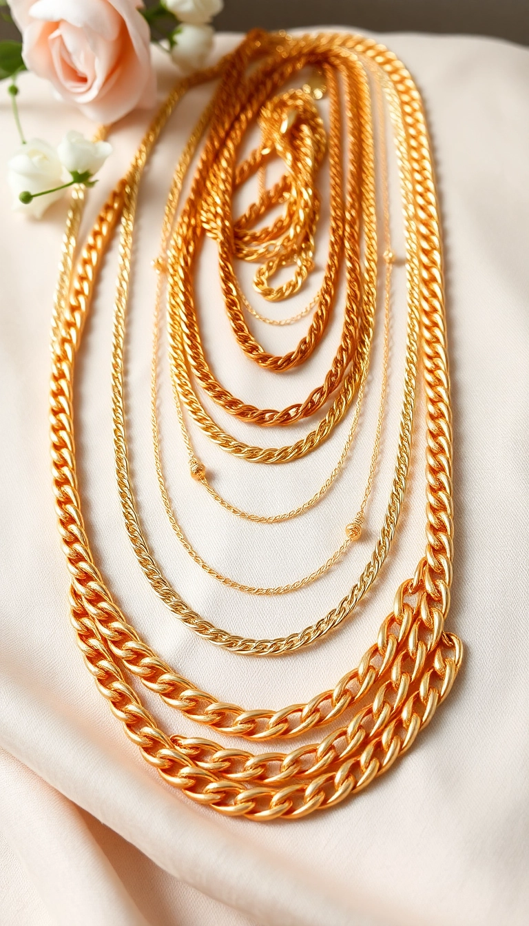 22 Modern Gold Necklaces That Are Taking Over Fashion (Get Ready for #10!) - 4. Layered Gold Necklaces