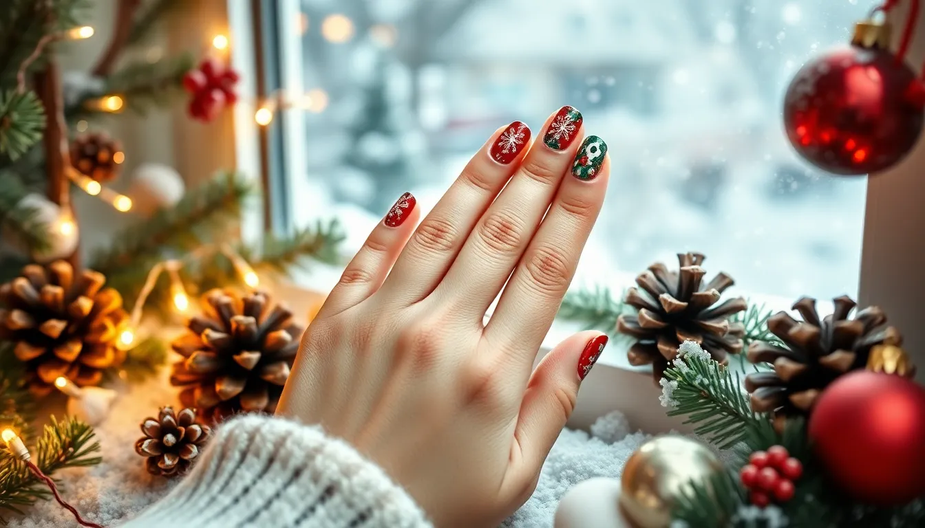 21 Festive Winter Nails 2024 Styles That Will Light Up Your Holiday Season!