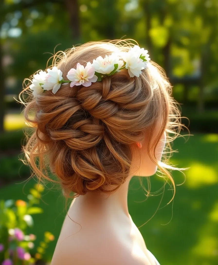 20 Gorgeous Butterfly Hairstyles for Weddings and Special Events (Wait Until You See #10!) - 2. Messy Butterfly Updo