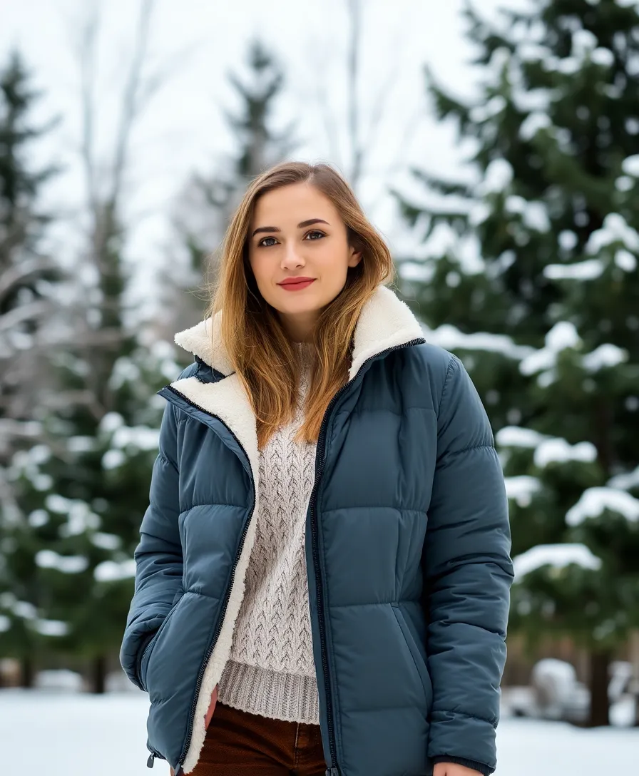 21 Stylish Birthday Outfits to Rock This Winter (You Can’t Miss #11!) - 16. Fashionable Puffer Jacket