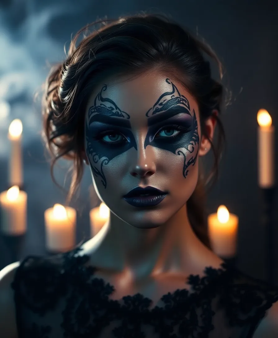 22 Unique Artistic Arcane Makeup Designs (You'll Be Inspired by #16!) - 7. Shadow Sorceress