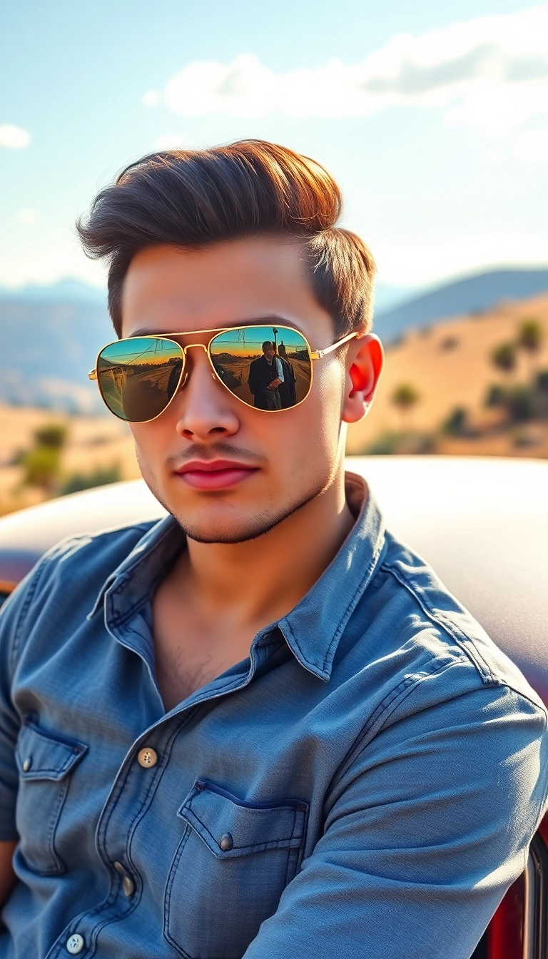 25 Vintage Aesthetic Glasses Frames That'll Make You the Trendsetter of the Year! - 13. Classic Aviator Frames