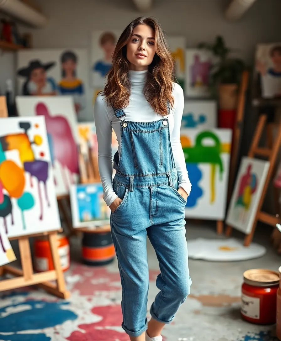 20 Layered Looks That'll Make You the Style Star of Every Season (You Won't Believe #5!) - 11. Layered Overalls