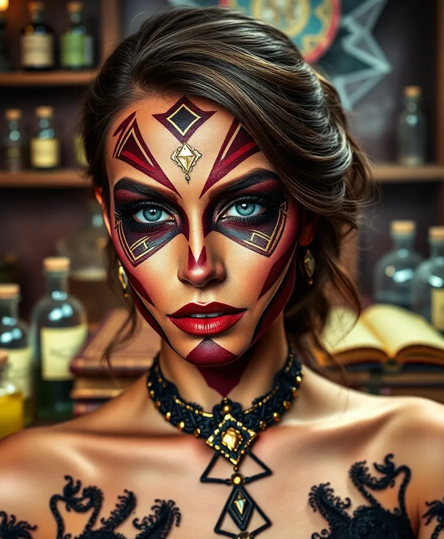 22 Unique Artistic Arcane Makeup Designs (You'll Be Inspired by #16!) - 3. Arcane Alchemist