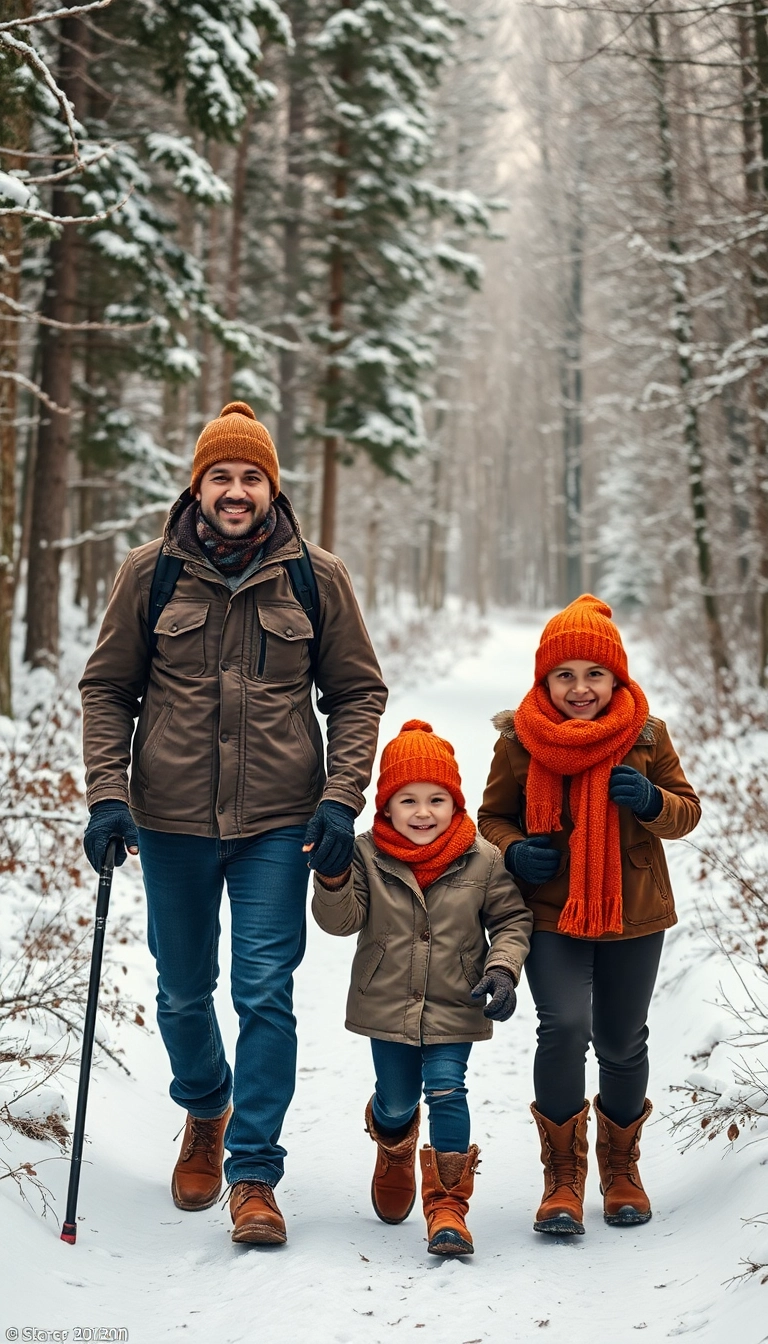 14 Family Winter Photoshoot Outfits That'll Make Your Holiday Cards Stand Out! - 6. Rustic Earth Tones