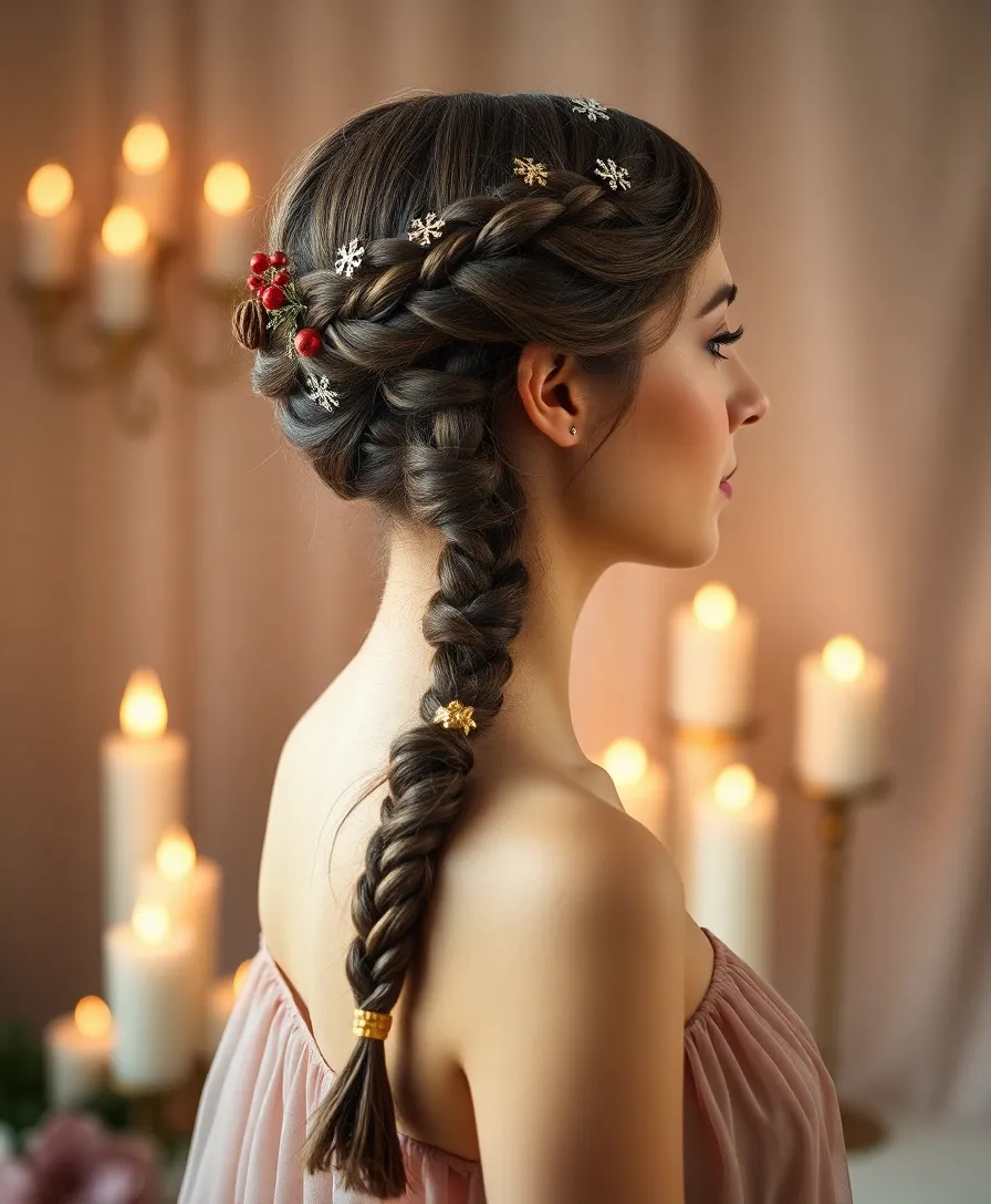 18 Quick and Easy Holiday Hairstyles Perfect for Last-Minute Parties! - 5. Braided Crown