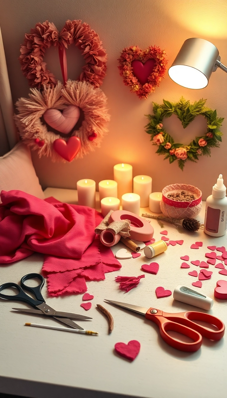 20 Stunning Valentine's Day Aesthetic Ideas That Will Transform Your Home into a Love Nest! - 17. Heartfelt DIY Projects