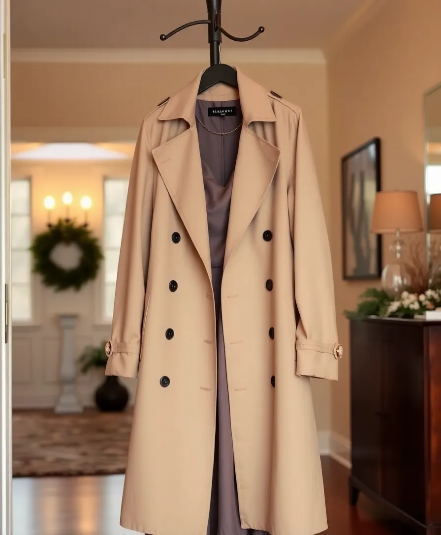 21 Stylish Birthday Outfits to Rock This Winter (You Can’t Miss #11!) - 12. Classic Trench Coat