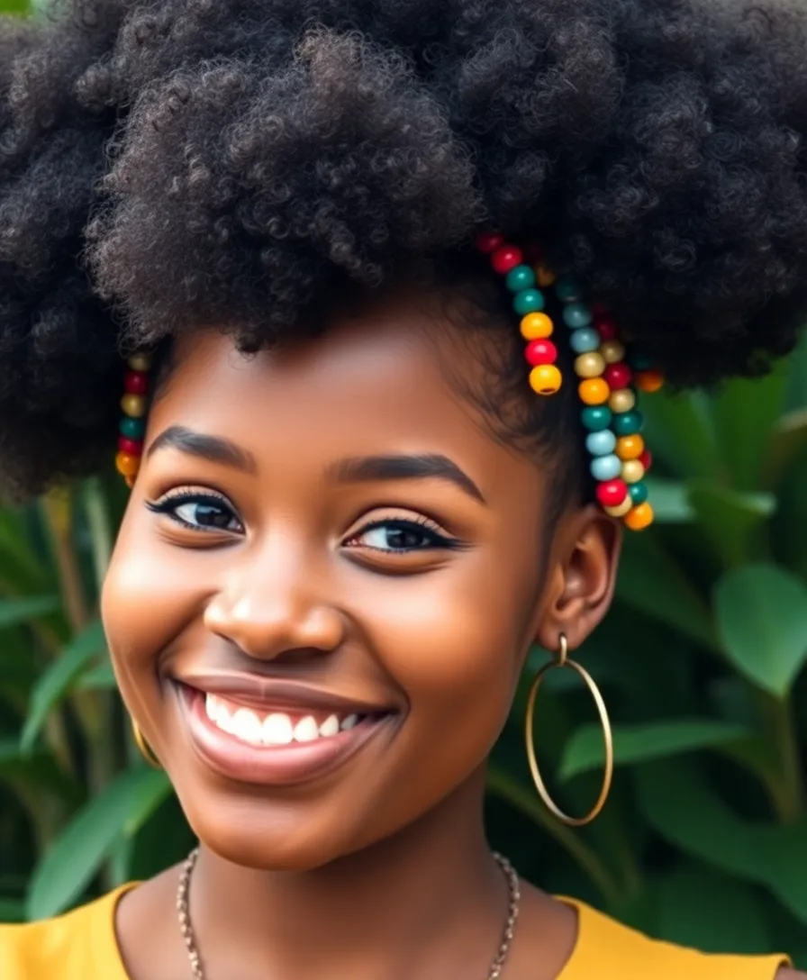 19 Cultural Exotic Hairstyles to Celebrate Your Roots (In Love with #10!) - 1. Afro Puffs – A Celebration of Natural Beauty