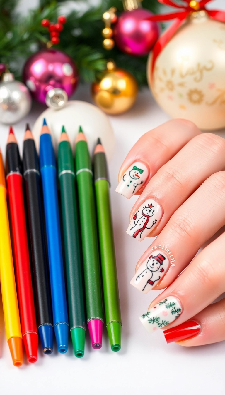 12 Must-Have Christmas Nail Accessories for a Festive Touch! - 10. Nail Art Pens