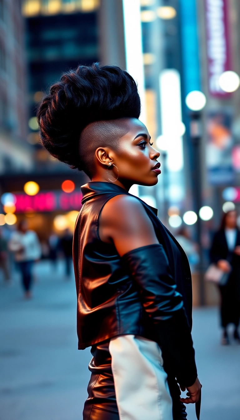 10 Glamorous Celebrity Hairstyles You Can Totally Recreate at Home! - 4. Janelle Monáe's Bold Pompadour