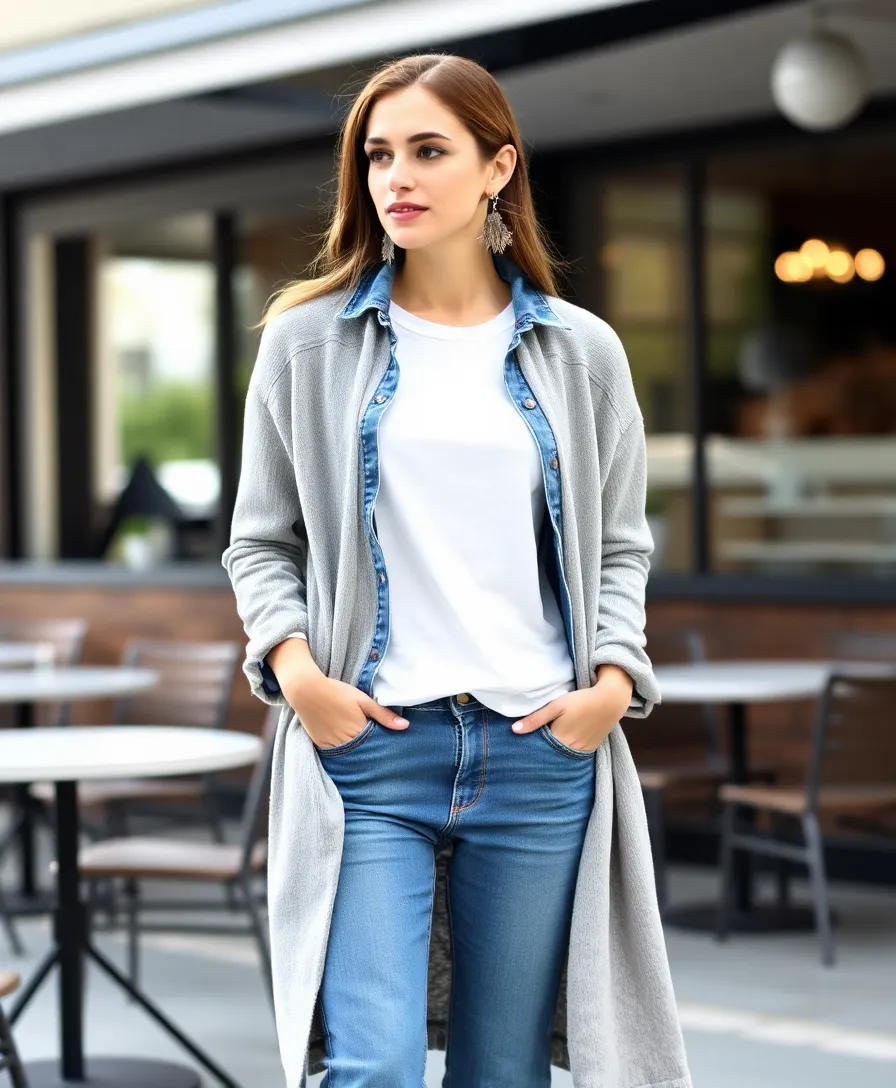 20 Layered Looks That'll Make You the Style Star of Every Season (You Won't Believe #5!) - 15. Layering Basics with a Twist