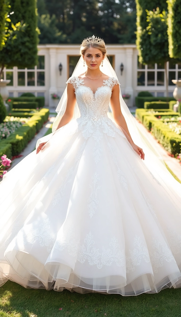 21 Affordable Vintage Wedding Dresses Under $500 That Look Like a Million Bucks (Don't Miss #13!) - 11. Whimsical Ball Gown