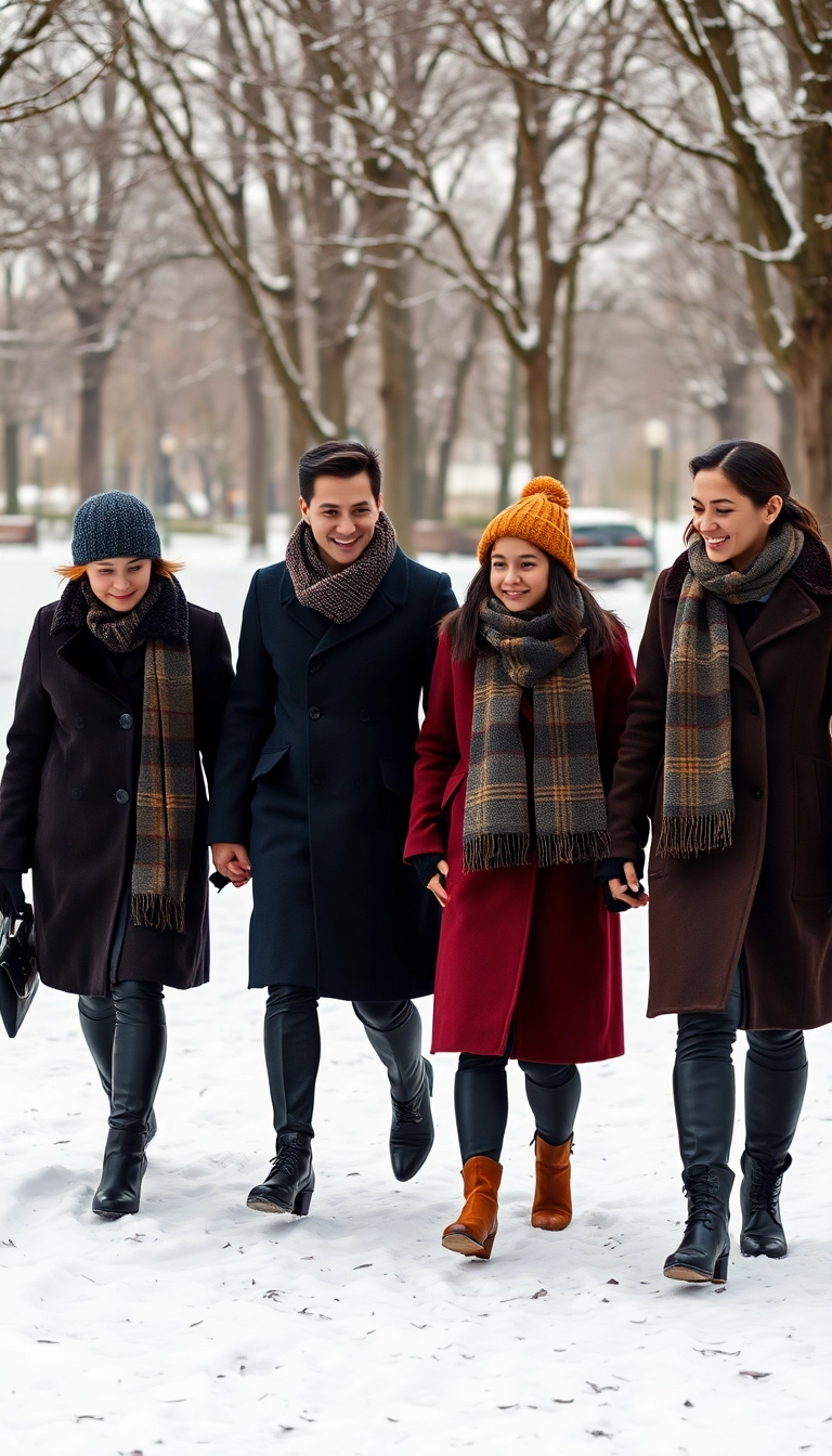 14 Family Winter Photoshoot Outfits That'll Make Your Holiday Cards Stand Out! - 3. Elegant Winter Coats