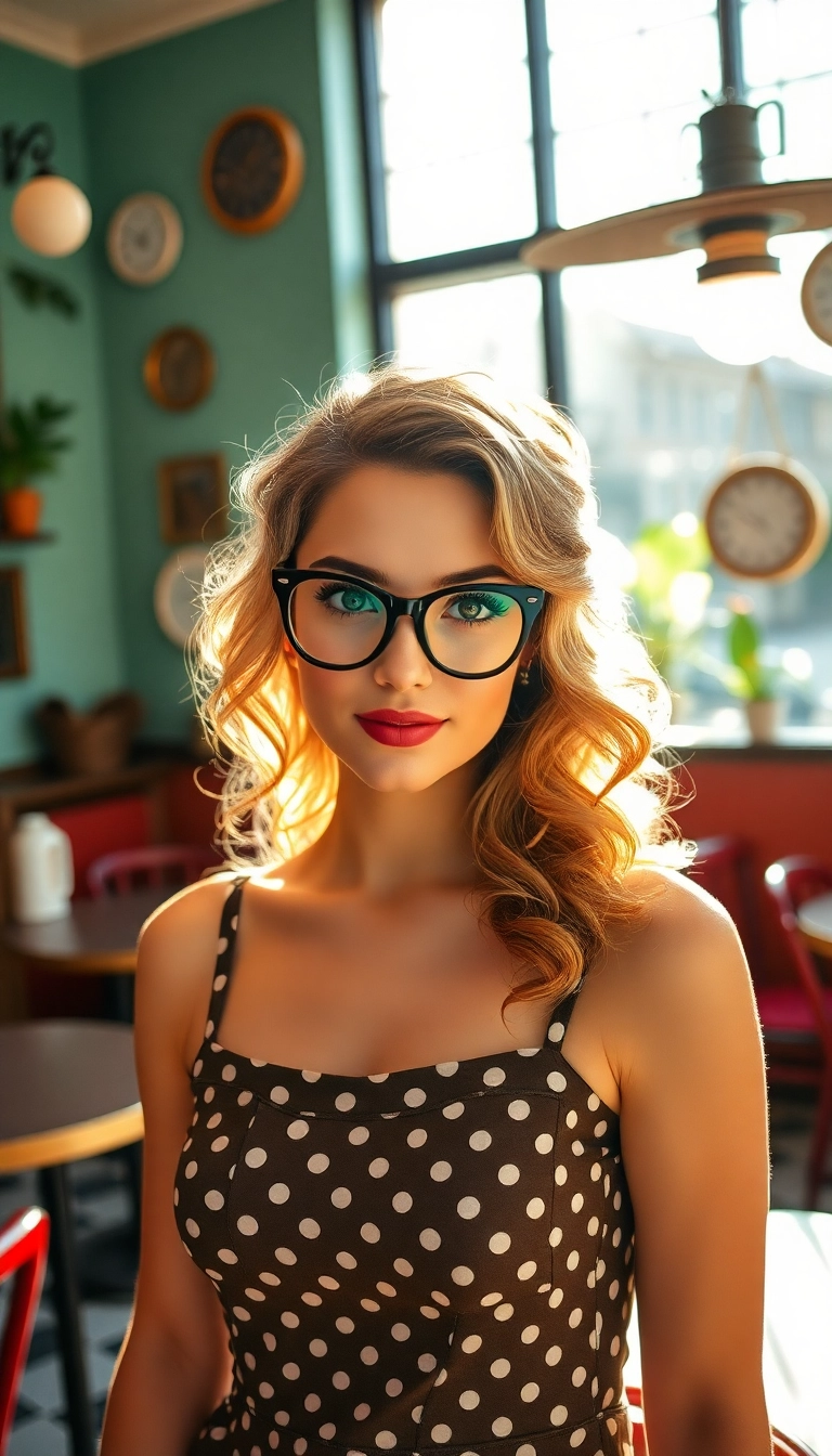 25 Vintage Aesthetic Glasses Frames That'll Make You the Trendsetter of the Year! - 1. Timeless Cat-Eye Frames