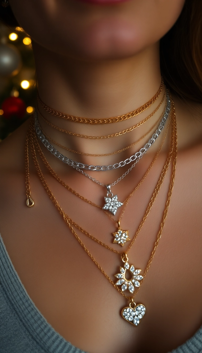 20 Holiday Fashion Trends You Need to Try (Number 10 Is a Game Changer!) - 12. Layered Necklaces