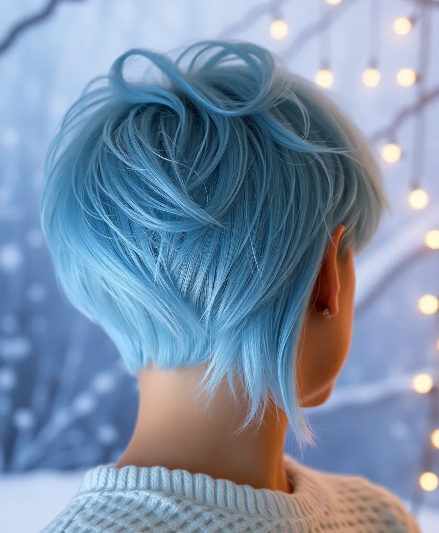 10 Whoville Hair Styles That'll Make Your Holiday Season Extra Festive (You Won't Believe #5!) - 4. The Festive Frosted Pixie