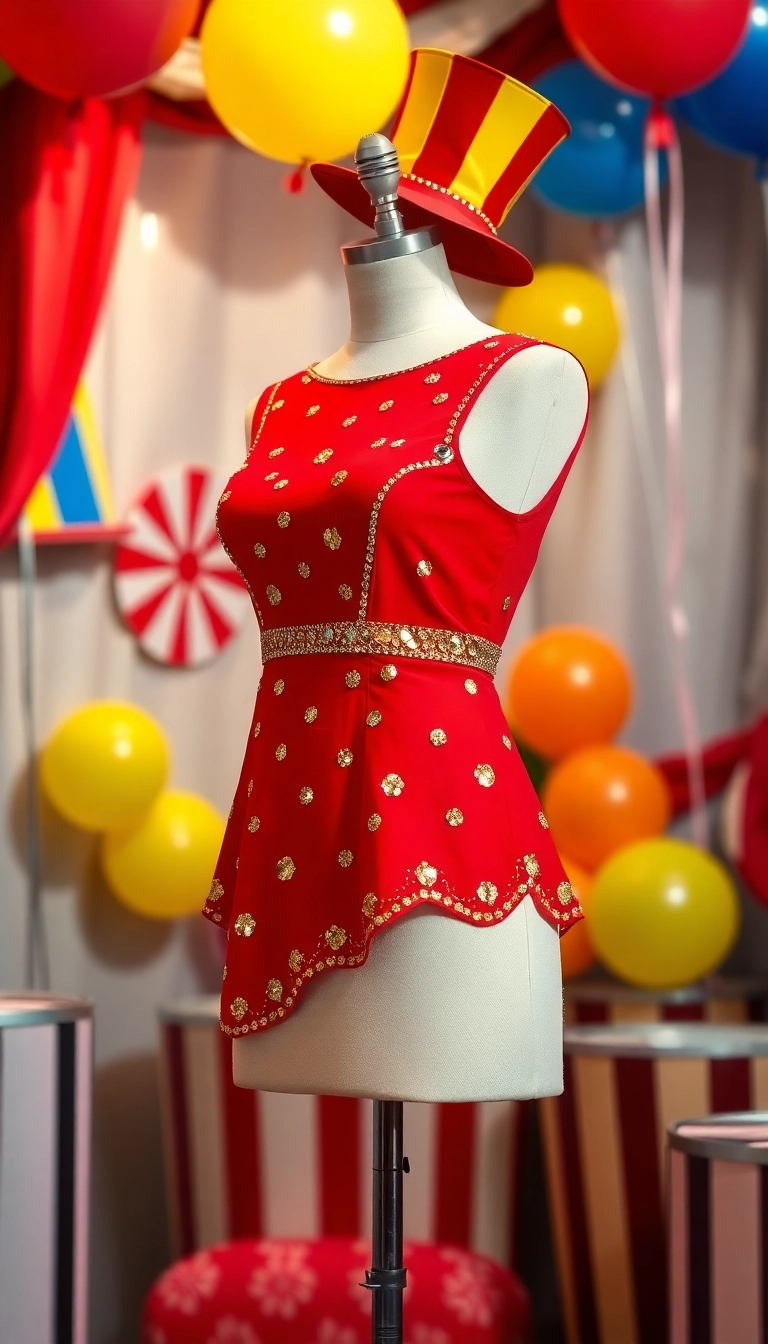 14 Eye-Catching Carnival Festival Dresses That Will Turn Heads All Day! - 3. Circus Starlet Mini Dress