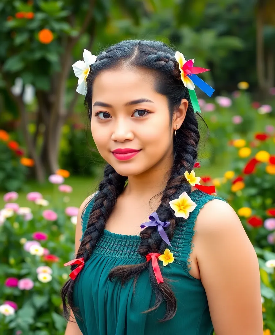 19 Cultural Exotic Hairstyles to Celebrate Your Roots (In Love with #10!) - 12. Filipino Braided Styles – A Cultural Tapestry