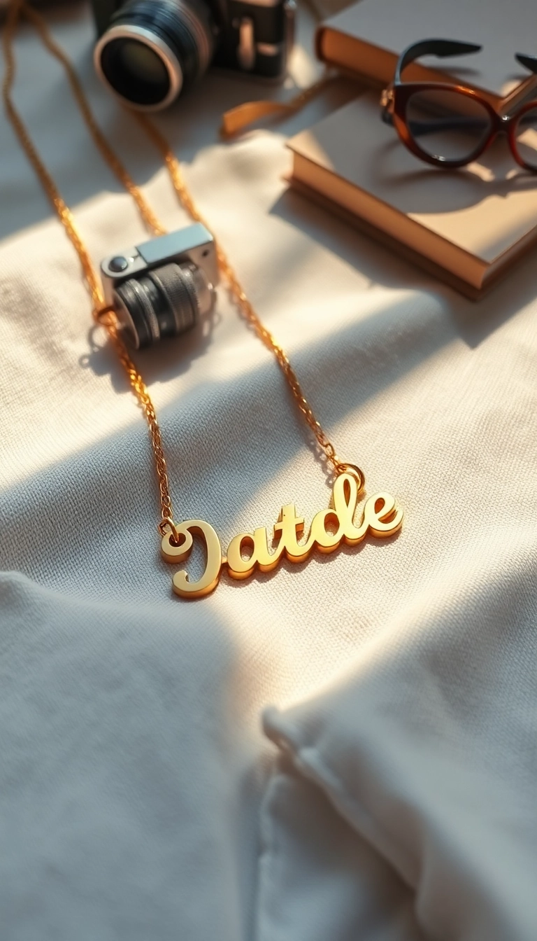 22 Modern Gold Necklaces That Are Taking Over Fashion (Get Ready for #10!) - 6. Personalized Gold Necklaces