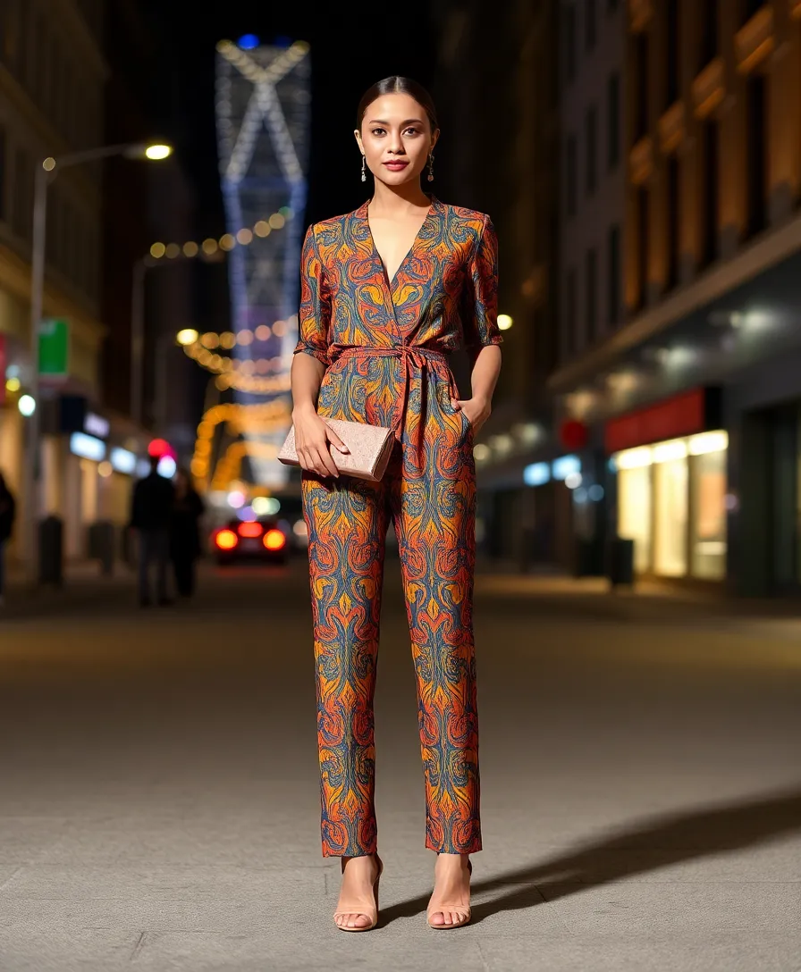 21 Stylish Birthday Outfits to Rock This Winter (You Can’t Miss #11!) - 3. Statement Jumpsuit