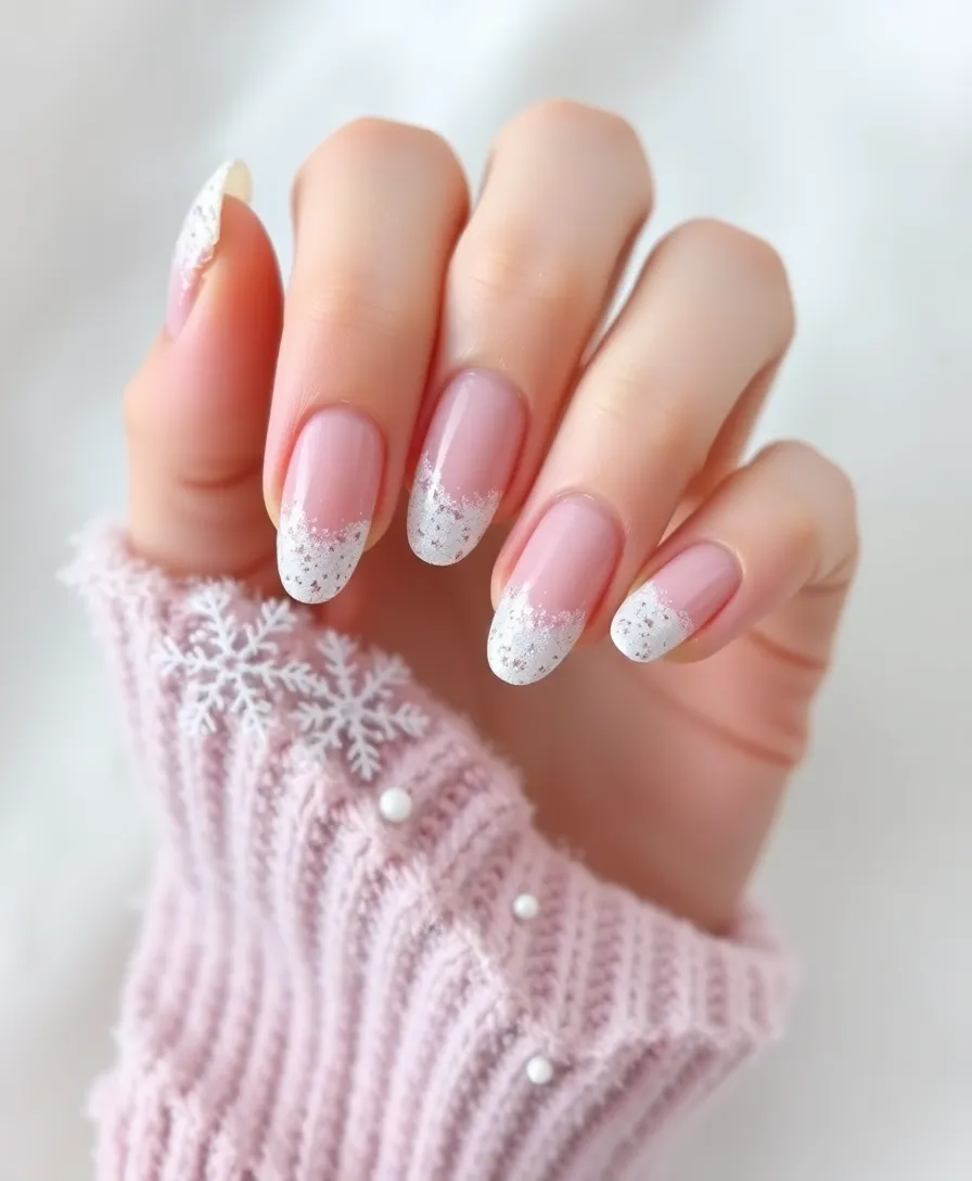 16 DIY January Nail Ideas That Are So Easy, You'll Want to Try Them All! - 6. Frosted Tips