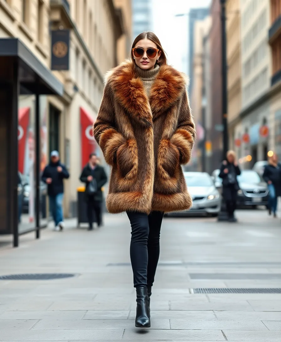 17 January Outfits for Women That'll Keep You Stylish and Cozy (You Won't Believe #9!) - 5. Faux Fur Coat with Tailored Pants