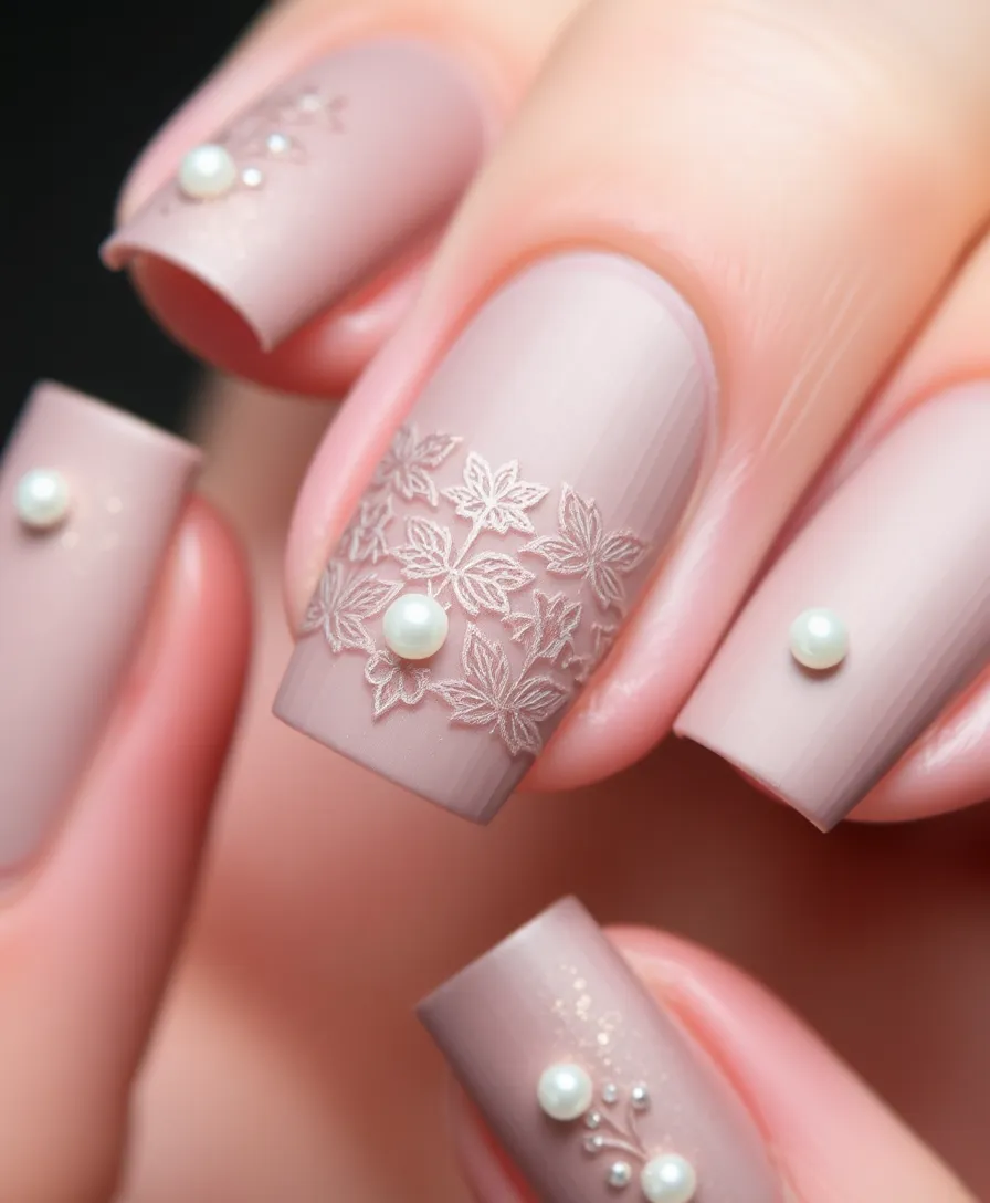 15 Stunning Wedding Nail Ideas for Bridesmaids That Will Steal the Show! - 10. Textured Nail Art