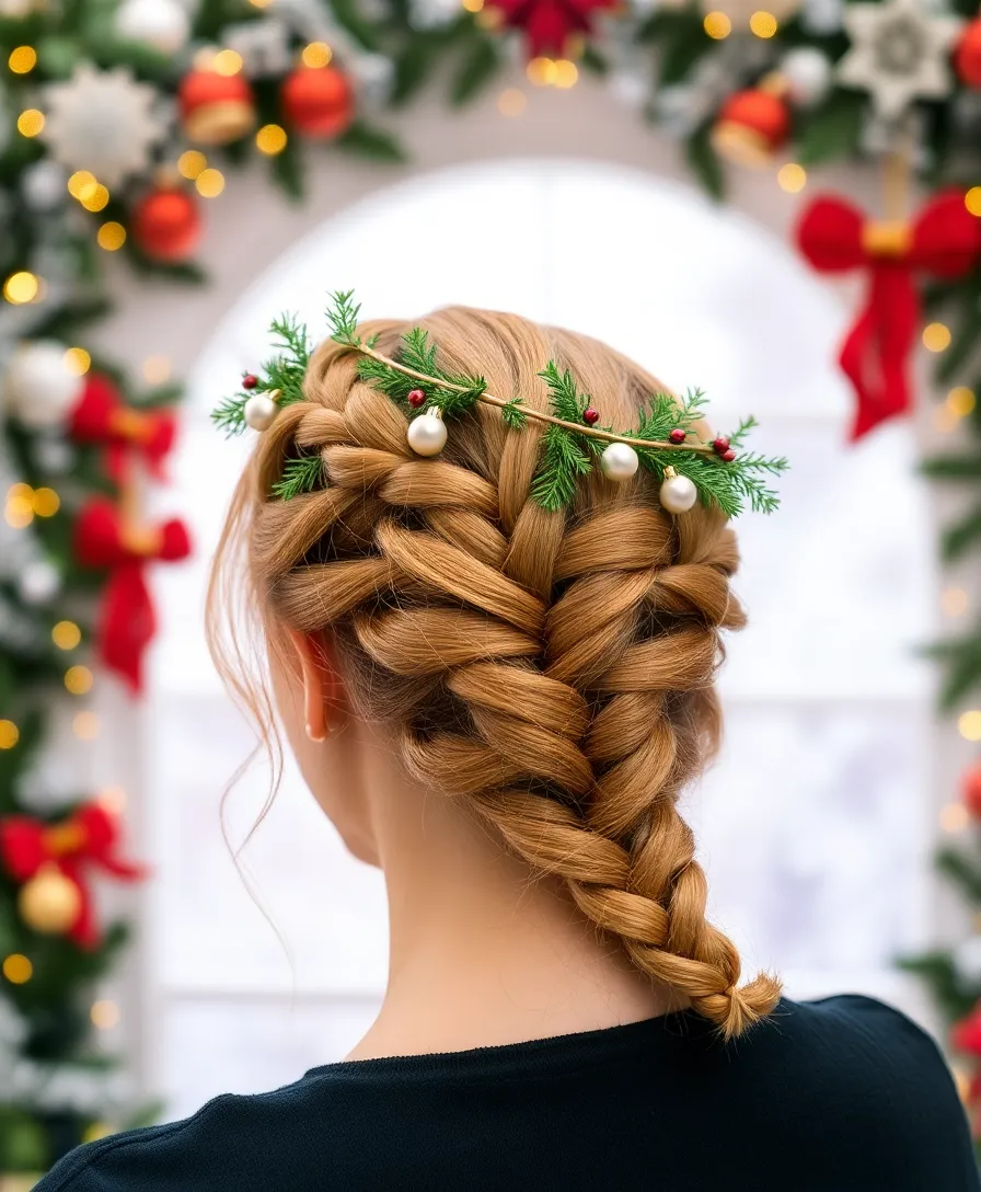 10 Whoville Hair Styles That'll Make Your Holiday Season Extra Festive (You Won't Believe #5!) - 6. The Whimsical Wreath Crown