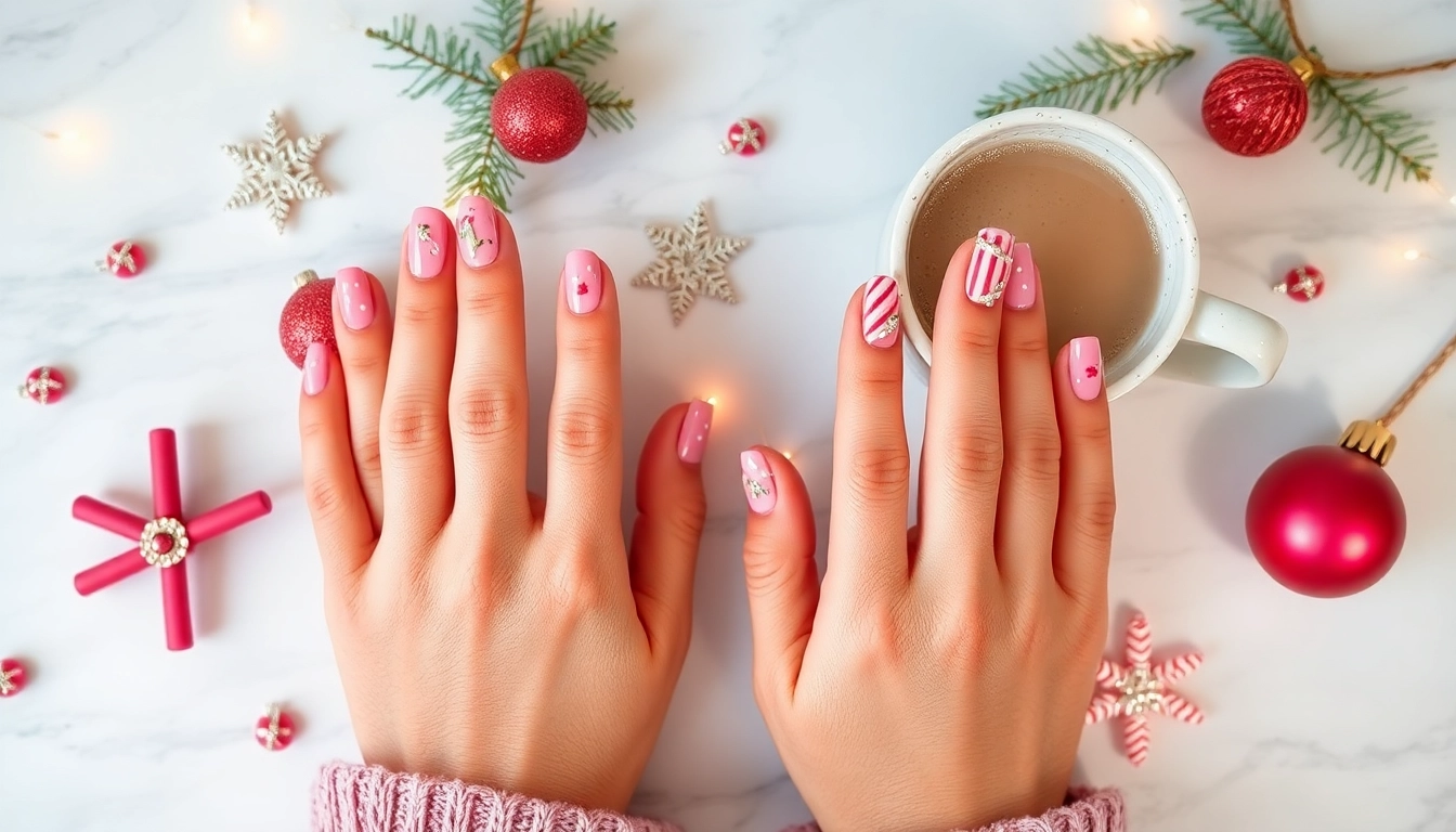 15 Festive Pink Christmas Nails You Need to Try This Holiday Season!