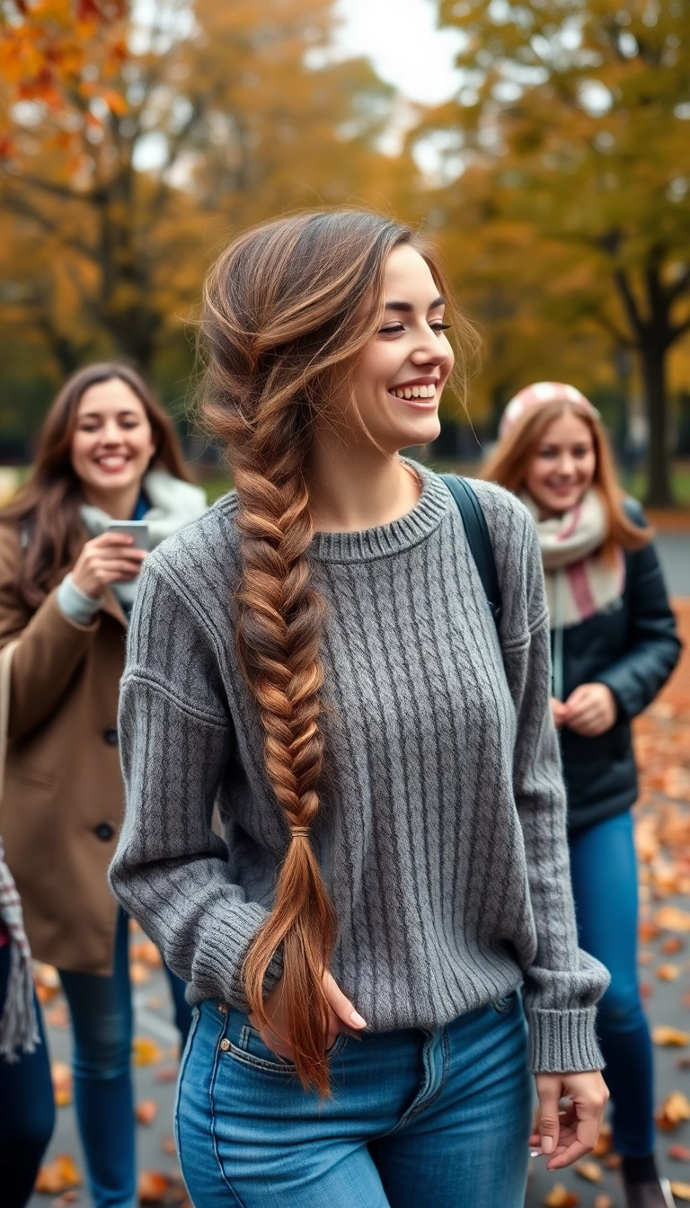 15 Stunning Medium Length Hair Braids You Can Master in Minutes (You Won't Believe #5!) - 5. The Messy Side Braid