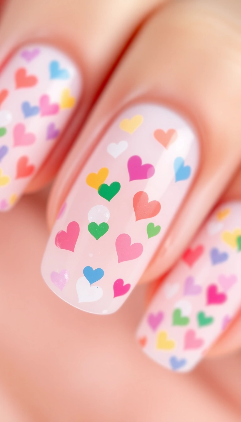 22 Adorable Valentine's Nail Designs That Will Make You Fall in Love! (You Won't Believe #15!) - 21. Love Bubbles