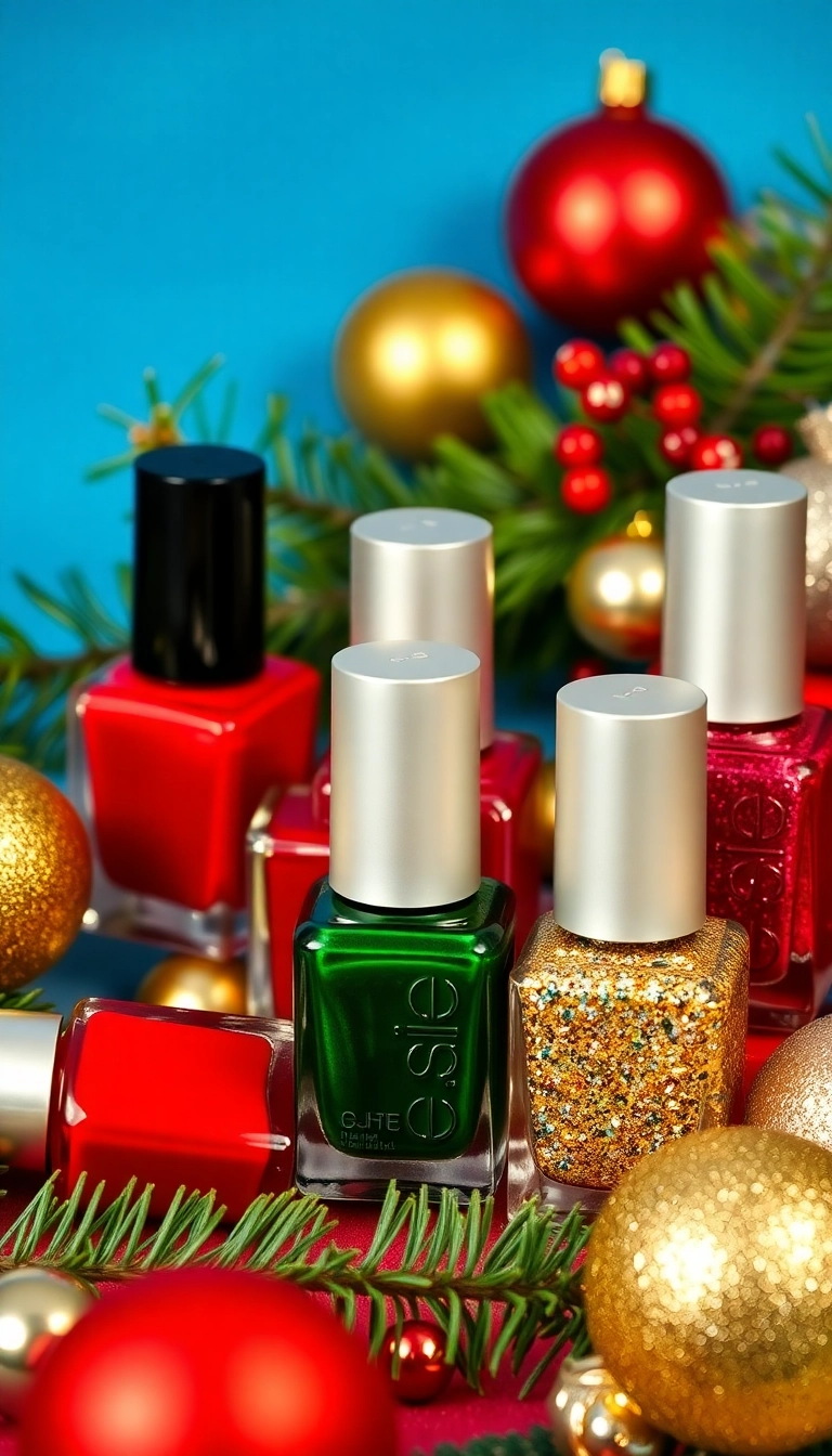 12 Must-Have Christmas Nail Accessories for a Festive Touch! - 12. Seasonal Nail Polish Colors