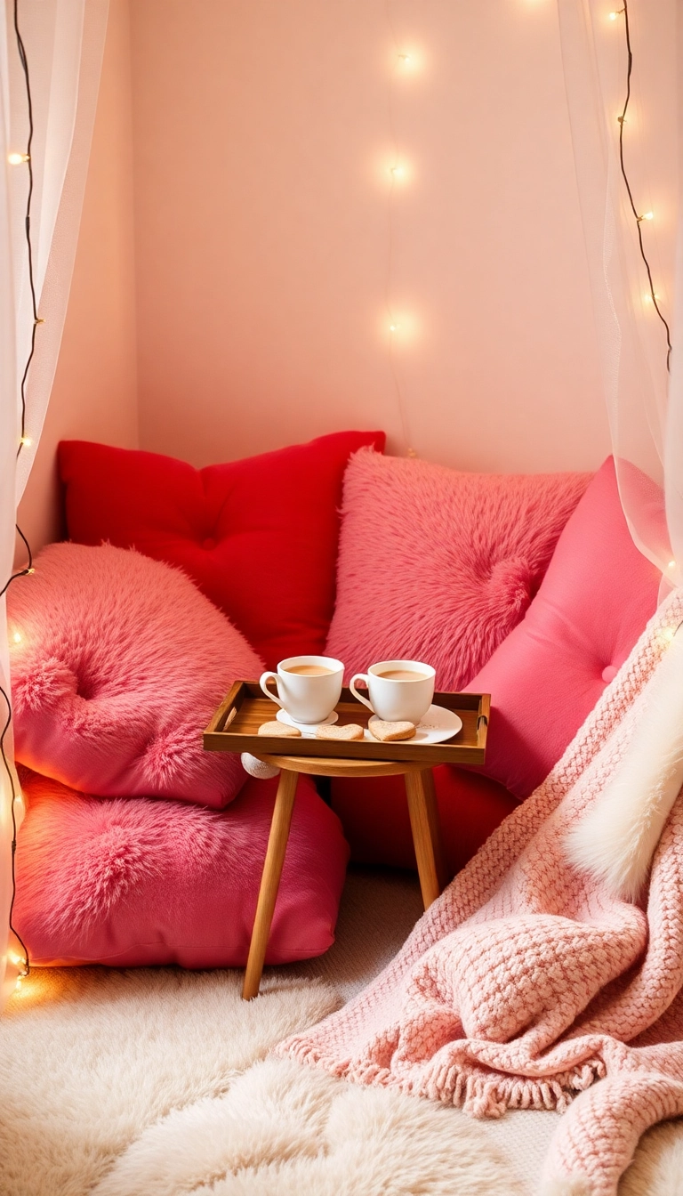 20 Stunning Valentine's Day Aesthetic Ideas That Will Transform Your Home into a Love Nest! - 5. Sweetheart Nook