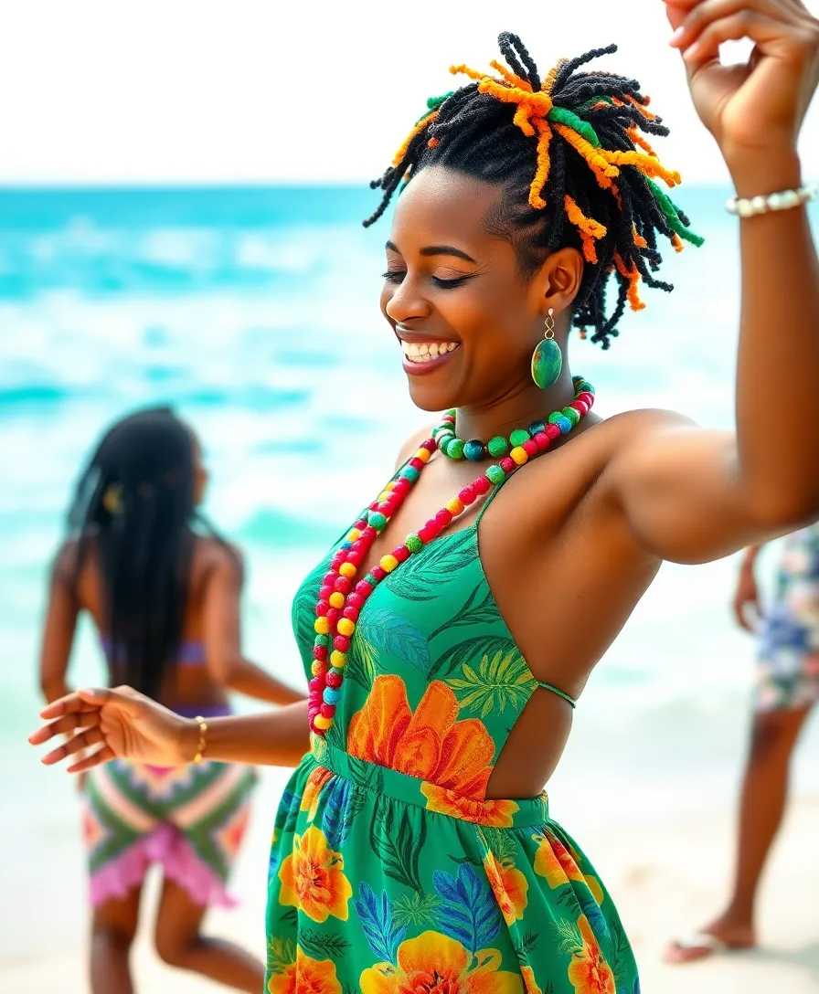 19 Cultural Exotic Hairstyles to Celebrate Your Roots (In Love with #10!) - 19. Caribbean Twists – A Vibrant Celebration