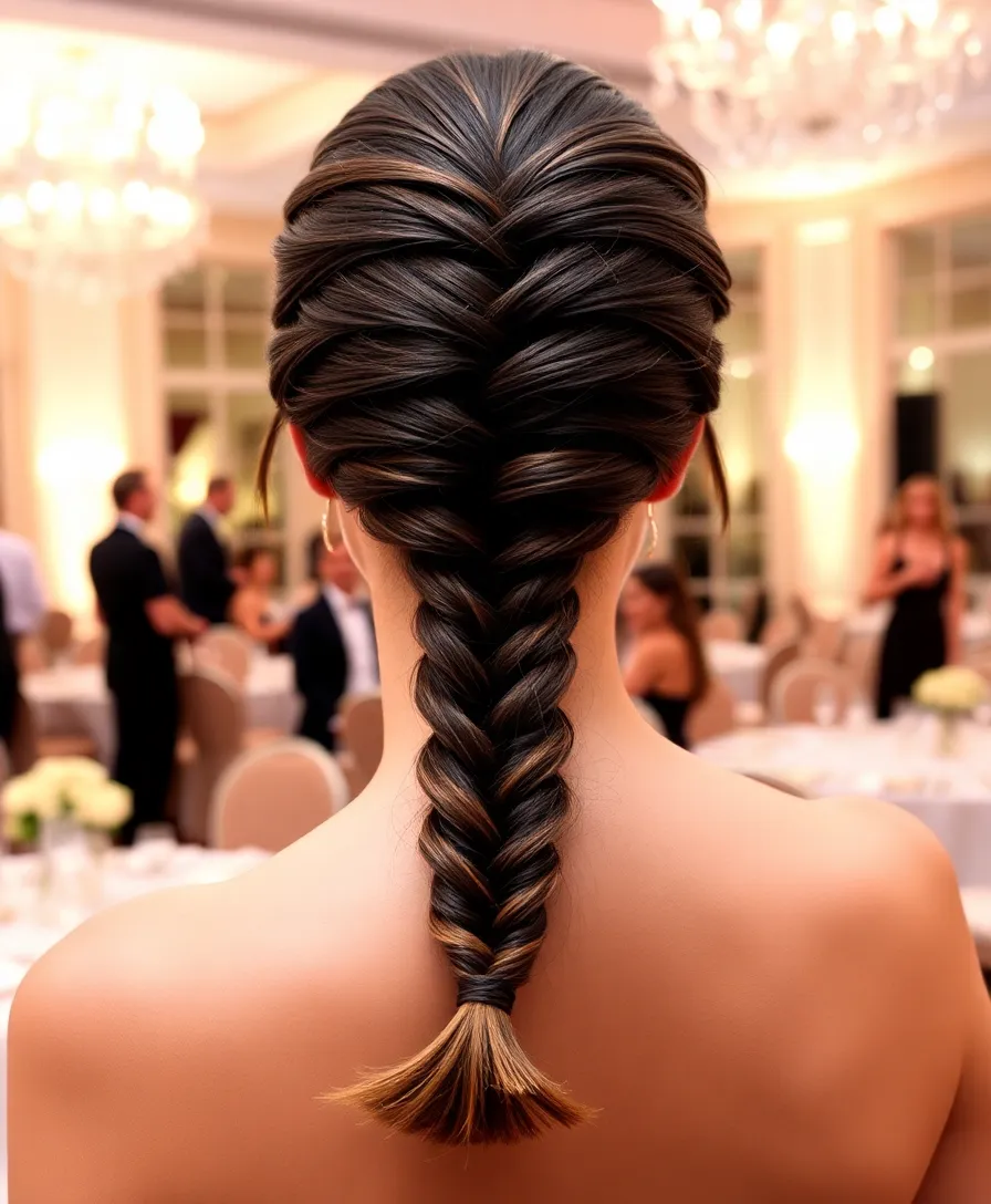 20 Gorgeous Butterfly Hairstyles for Weddings and Special Events (Wait Until You See #10!) - 19. Sophisticated Butterfly Fishtail