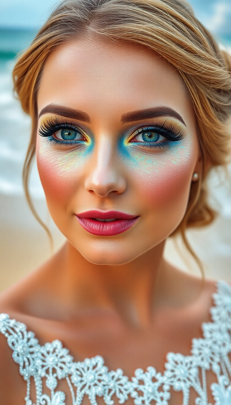 14 Stunning Bridal Doll Makeup Ideas That Will Leave You Breathless! - 12. Dreamy Mermaid