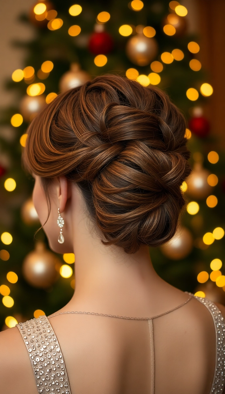 7 Timeless Christmas Party Hairstyles That Never Go Out of Style (You’ll Love #3!) - 1. Classic Chignon