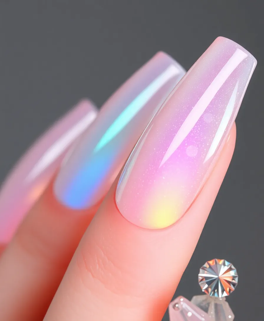 16 DIY January Nail Ideas That Are So Easy, You'll Want to Try Them All! - 10. Crystal Glaze