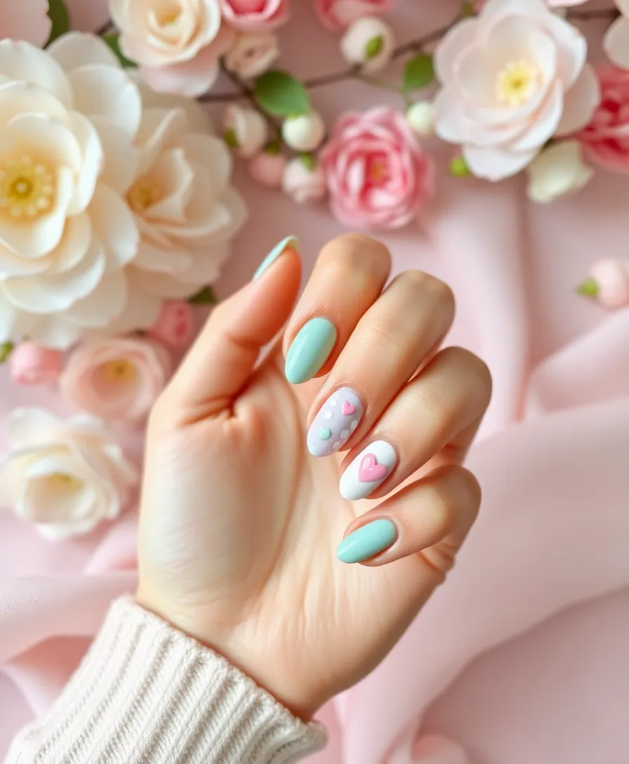 16 DIY January Nail Ideas That Are So Easy, You'll Want to Try Them All! - 11. Pastel Dreams