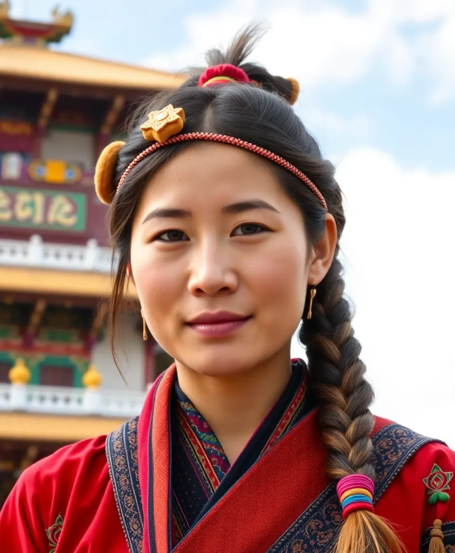 19 Cultural Exotic Hairstyles to Celebrate Your Roots (In Love with #10!) - 18. Tibetan Headpieces – A Spiritual Connection