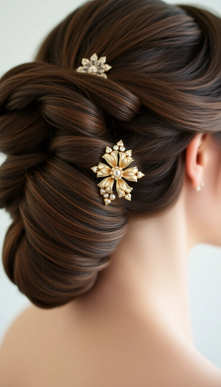 22 Adorable Hair Accessories to Elevate Your Valentine's Day Hairstyle Game! - 9. Vintage Brooches