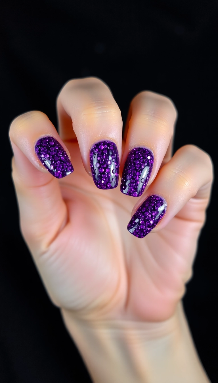 21 Easy New Year Nail Art Ideas That Anyone Can Master! - 12. New Year’s Eve Glam