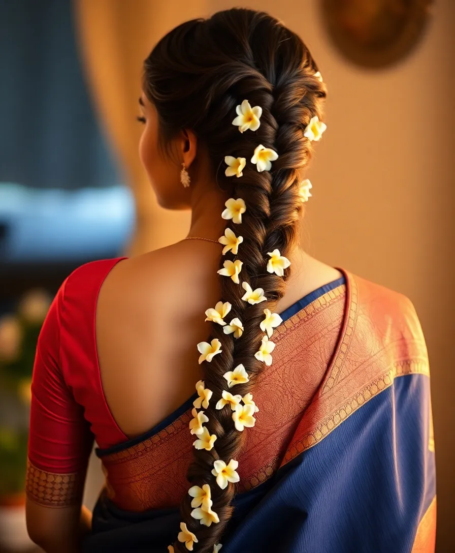 19 Cultural Exotic Hairstyles to Celebrate Your Roots (In Love with #10!) - 2. Traditional Indian Braids – Elegance and Tradition