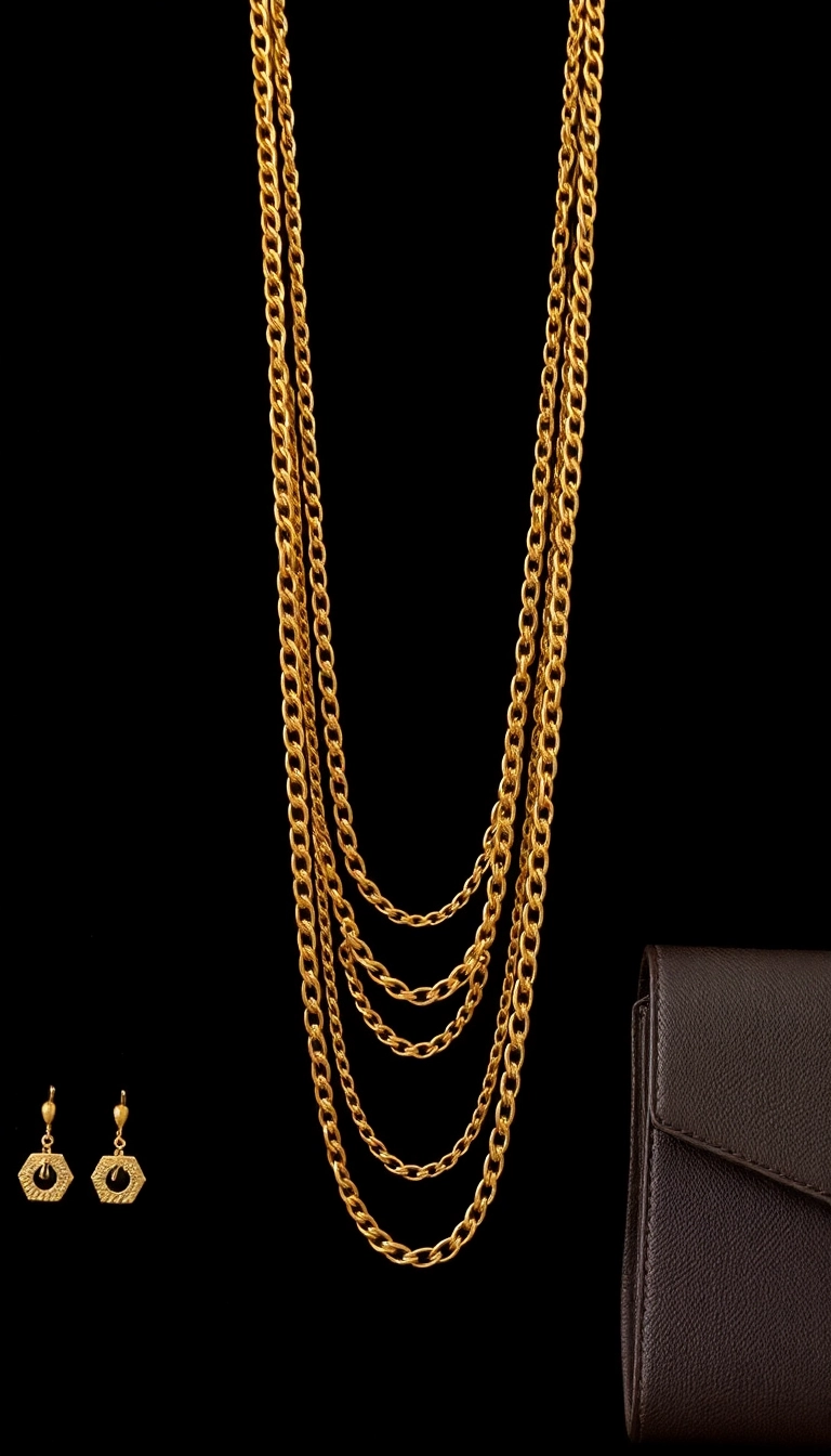 22 Modern Gold Necklaces That Are Taking Over Fashion (Get Ready for #10!) - 17. Layered Gold Chains