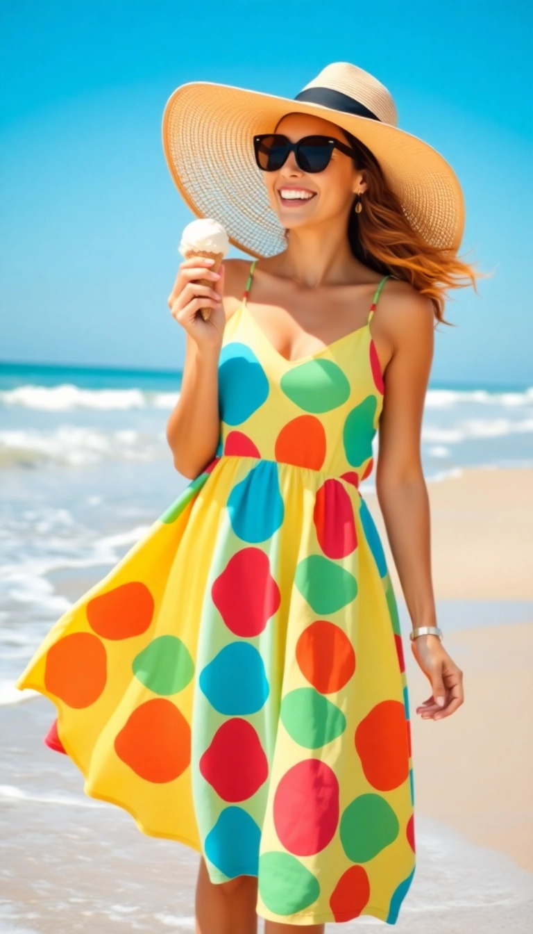 14 Casual Dresses to Impress on Your Daily Outings (Effortless Style Awaits!) - 4. A-Line Sundress: Playful and Breezy