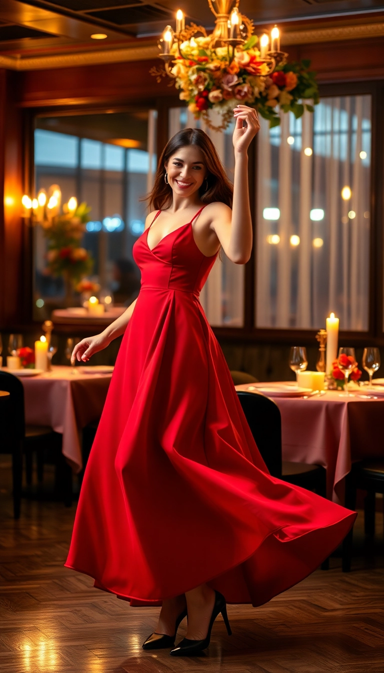 20 Inspiring Valentine's Day Dress Ideas That Will Make You Say 'Wow!' - 1. The Classic Red A-Line Dress