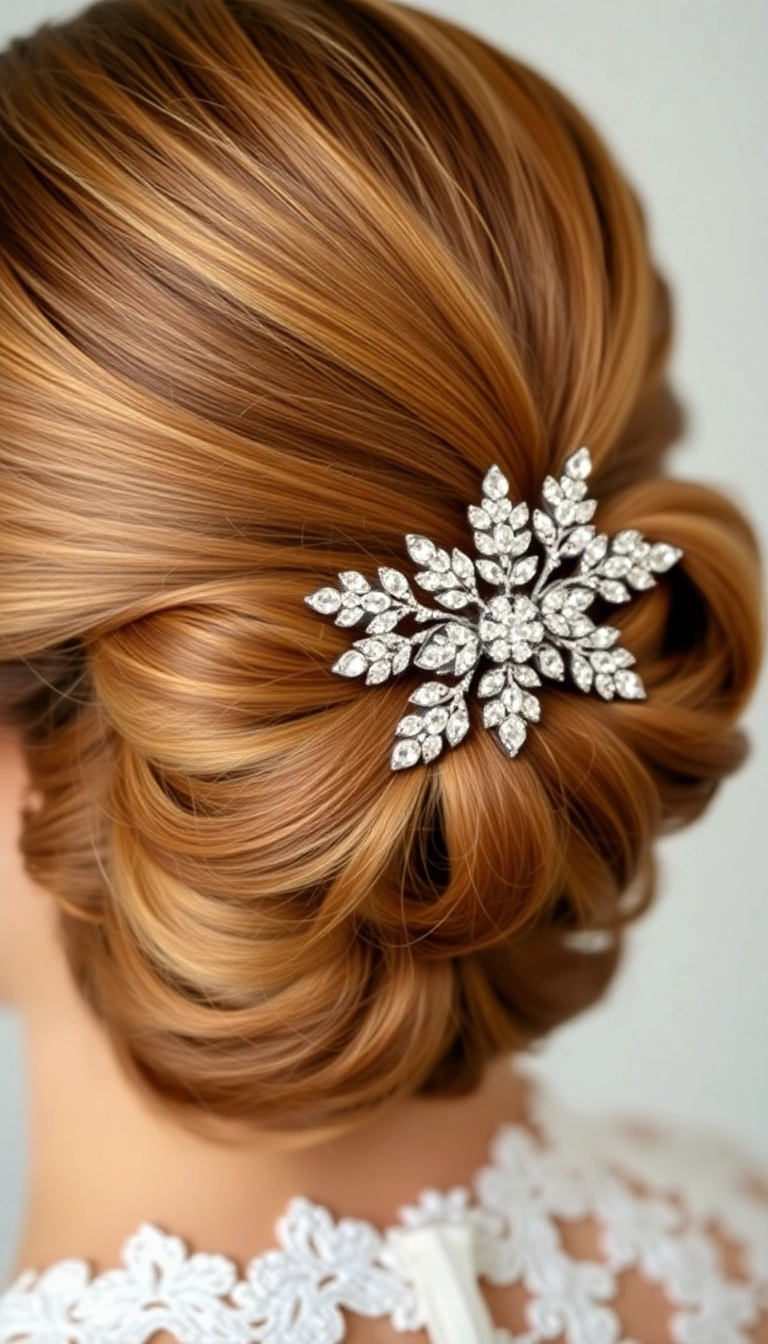 22 Adorable Hair Accessories to Elevate Your Valentine's Day Hairstyle Game! - 20. Crystal Hair Combs