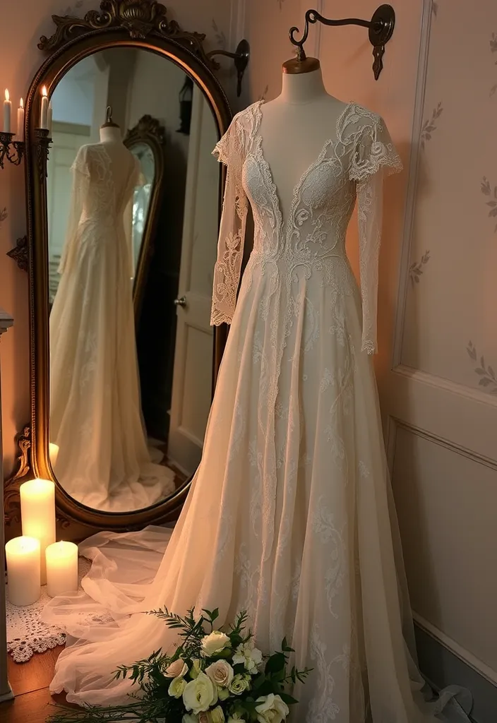 12 Stunning Classy Gowns That'll Make You the Belle of Any Ball! - 4. Enchanting Lace Details